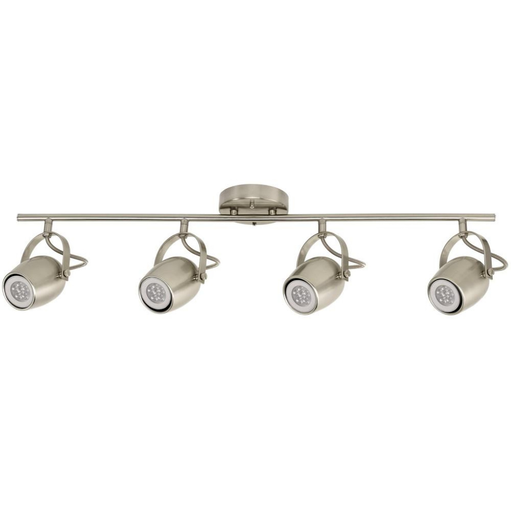 Hampton Bay 4-Light Brushed Nickel Track Lighting